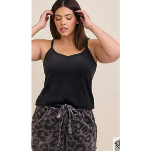 Torrid Gray Leopard Pajama Shorts